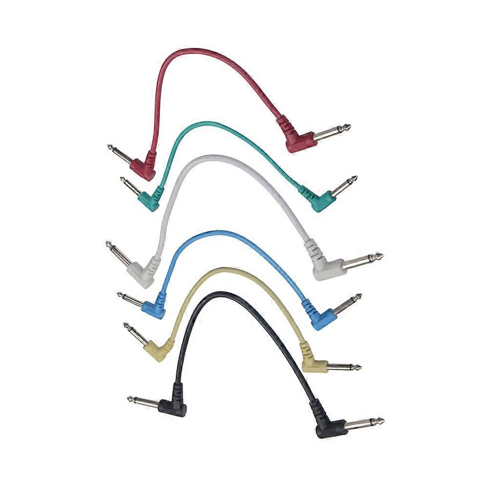Guitar Effector Cables with Premium Plastic Material Great Accessories for Guitar in Assorted Color
