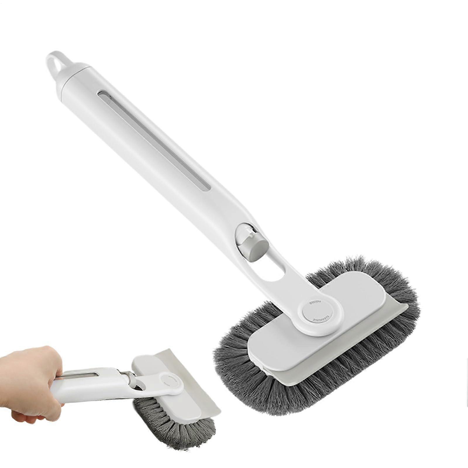 Fugen Cleaning Brush with Builtin Soap Dispenser for Window Tracks Shower
