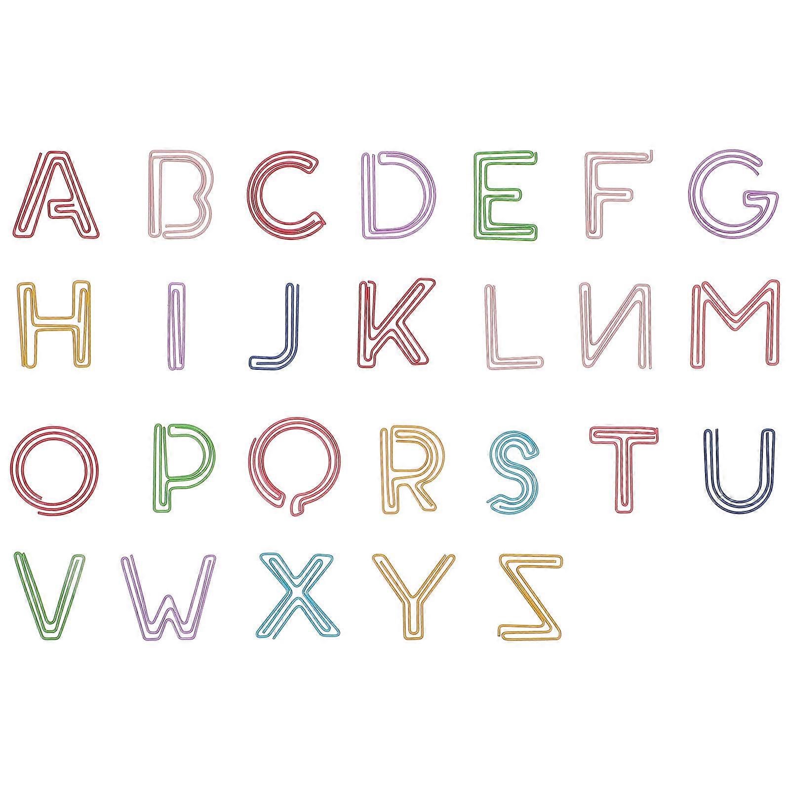 Creative Assorted Color Paper Clips for DIY Use 26 Pieces