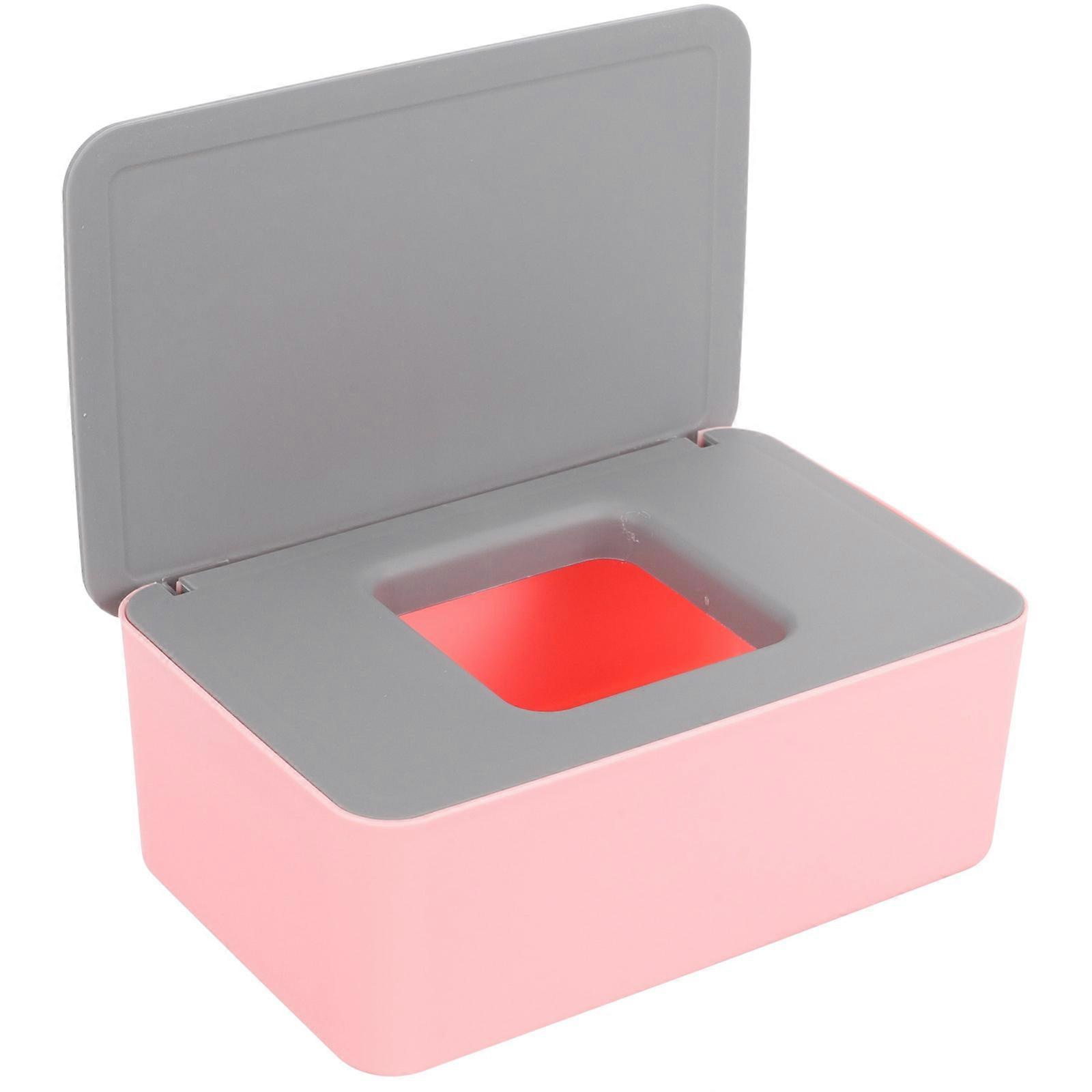 Wet Tissue Storage Box Travel Baby Wipes Dispenser Lightweight Rectangular Shape For Cosmetics Batteries 18.00X12.00X7.00cm 1Set