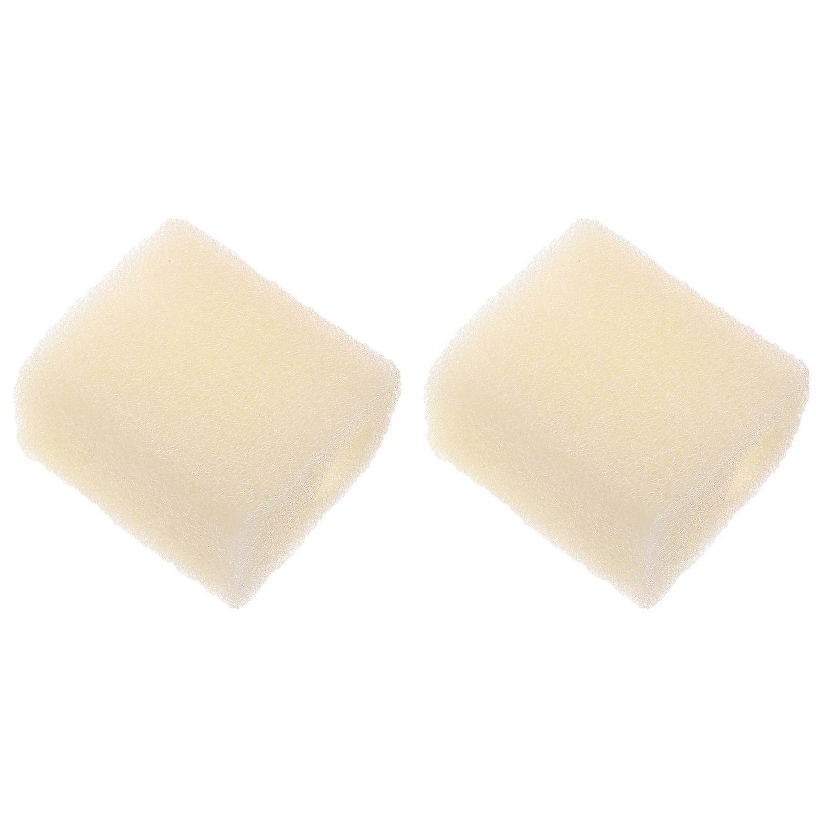 Water Filtration Internal Fish Tank Filter Sponges For Aquarium Maintenance Beige High Density Design 2Pack