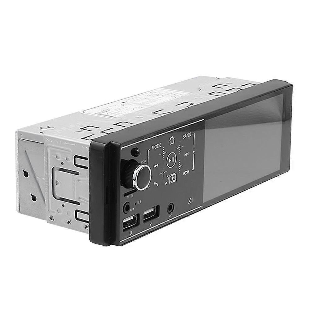 Car Multimedia Player Featuring Color Touch Screen And Support For Card For Car Use And Family Entertainment In Black 1Set