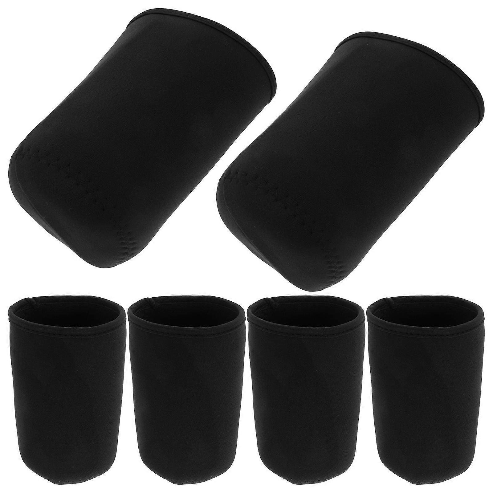 6pcs Light Blocking Sprouting Jar Sleeves for Mason Jars – Durable, Washable Blackout Covers for Hydroponics and Germination