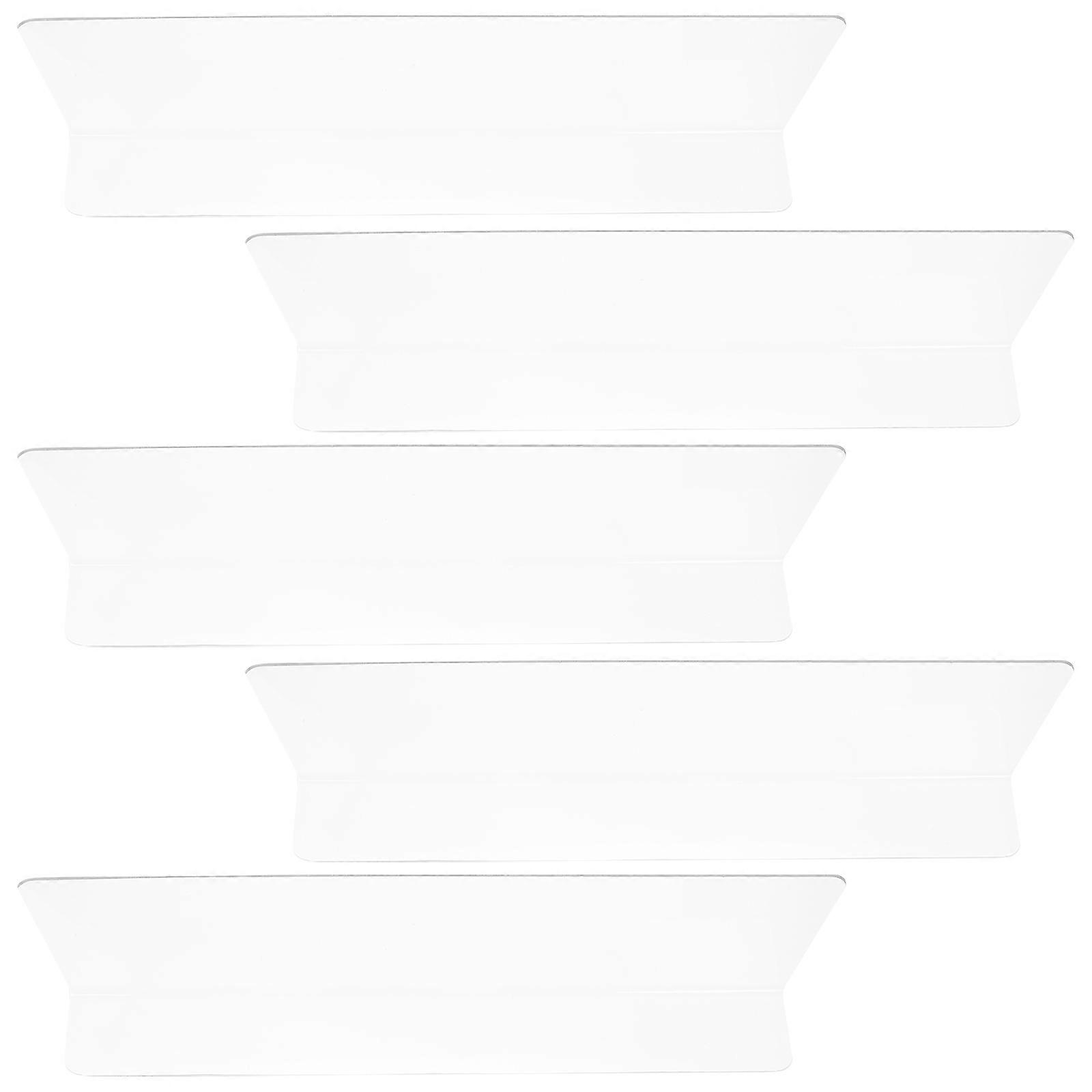 Transparent Shelf Dividers 10pcs Practical Height Organizers for Supermarkets, Stores, and Home Use Efficient Merchandise Classification Plates