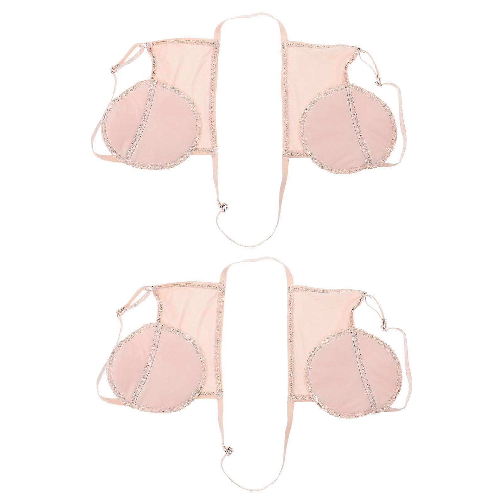 1 Pair of Washable Sweat Pads Adjustable Armpit Pads Neutral Sweat Shield