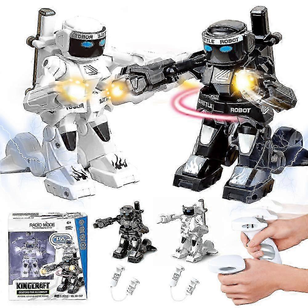 2025 2.4g Physical Remote Control Boxing Robot Two People Competitive Combat Against Intelligent Robot Model Toys