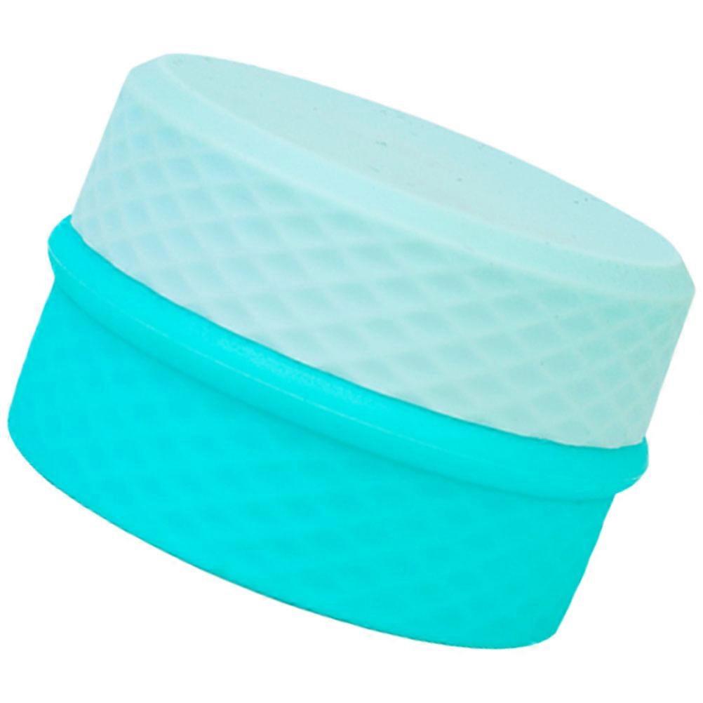 Blue Silicone Cream Bottle with Spoon for Home Use Travel Size Cosmetic Container Practical and