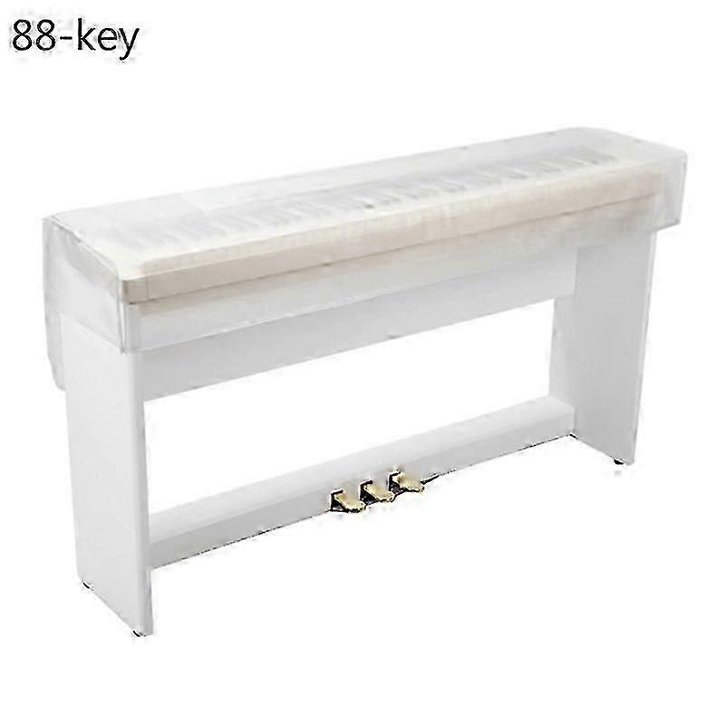 61 76 88 Keys Digital Piano keyboard Dust Cover Transparent Frosted Piano Cover