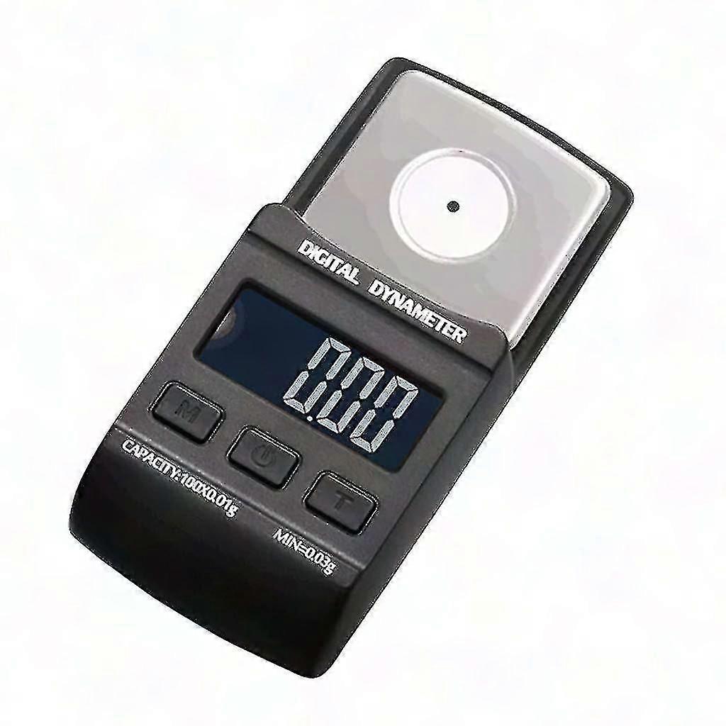 High Precision Digital Turntable Force Gauge with LCD Backlight - 100g/0.0g Resolution
