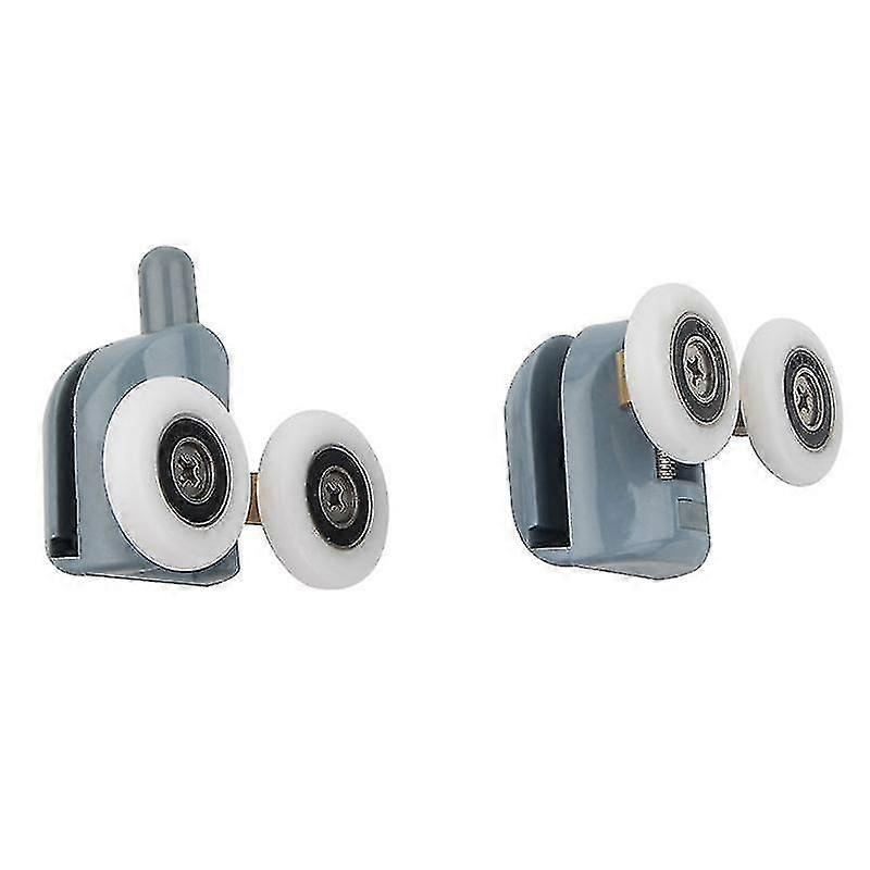 Sliding Shower Door Rollers - 4pc Blue Replacement Wheels for Smooth Operation