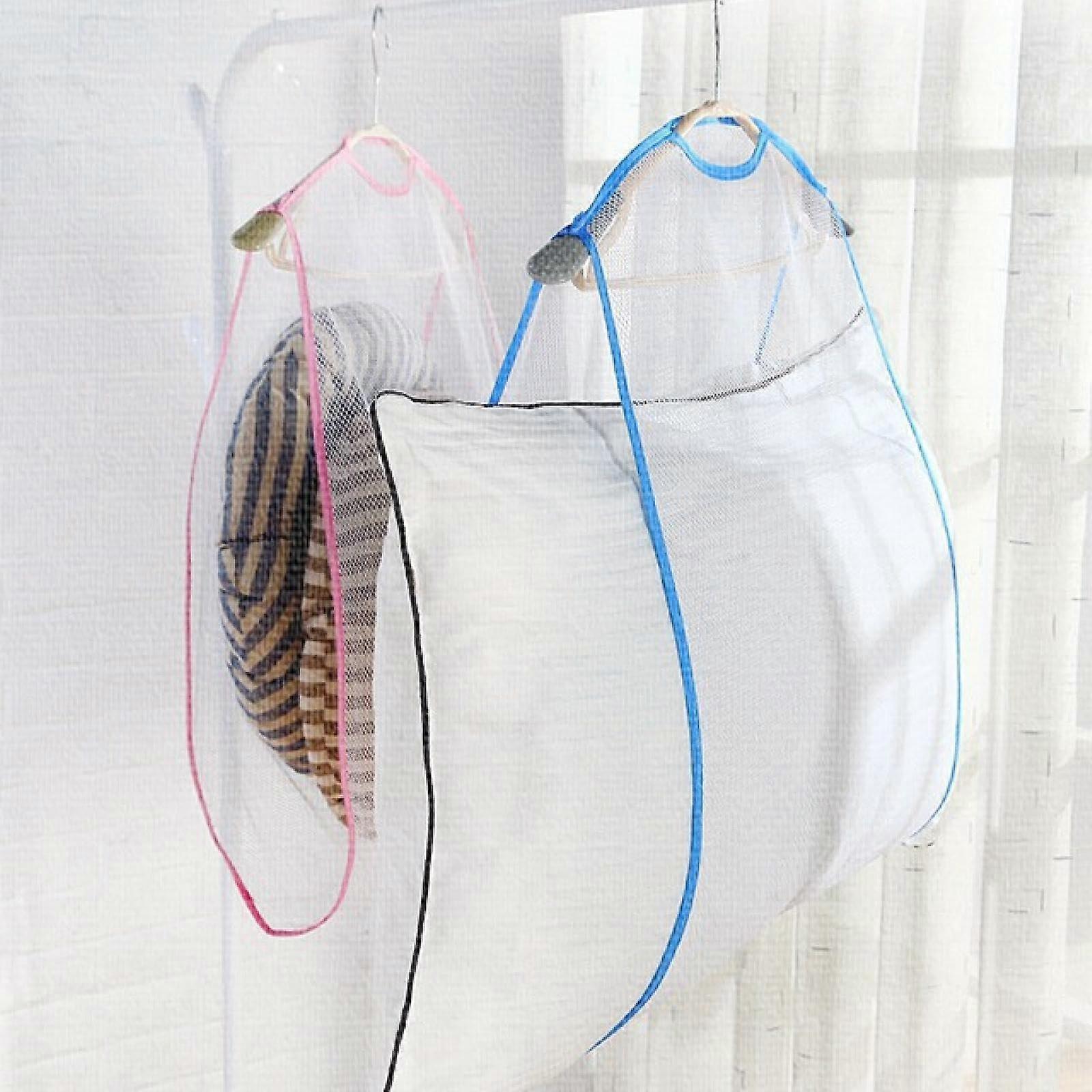 Drying Pillow Rack Cushion Drying Bag - Large Blue Washing Net 48x60CM for Pillowcase and Cushion Care