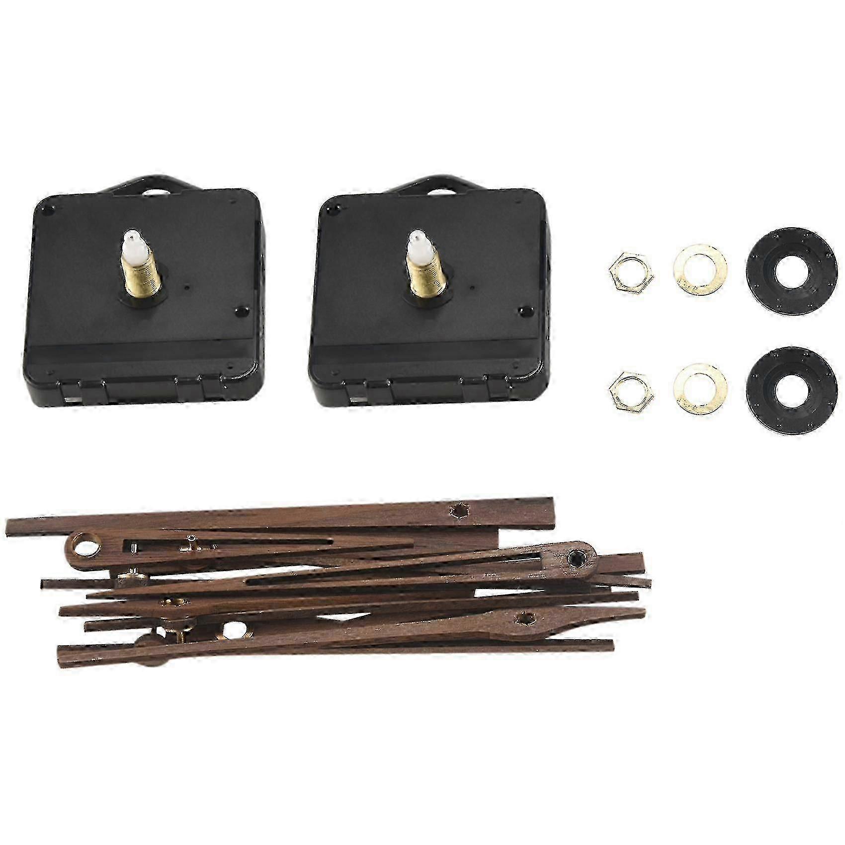 2Pcs Long Shaft Quartz Clock Motor Kit Movement Mechanism