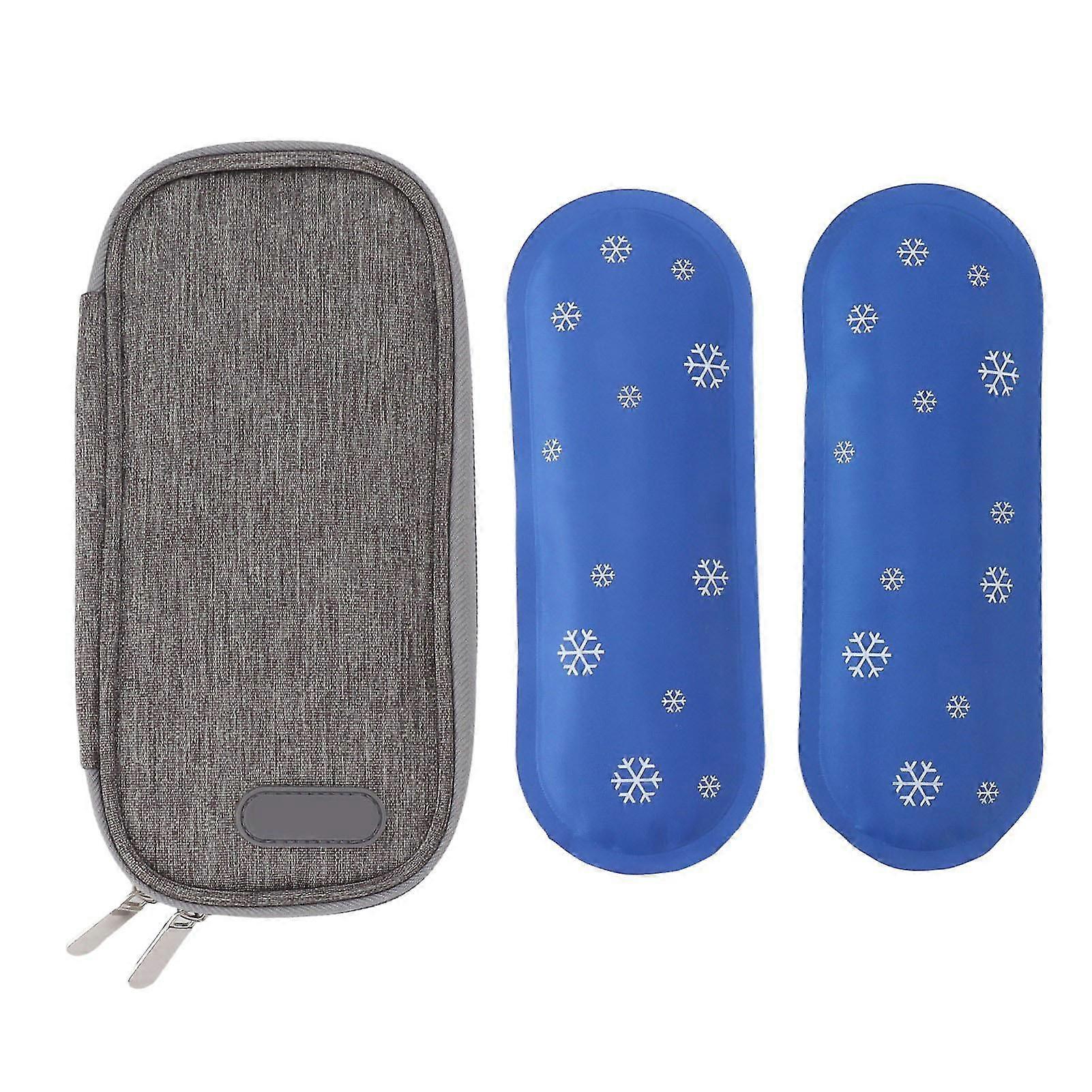 Insulin Cooling Case with 2 Ice Packs