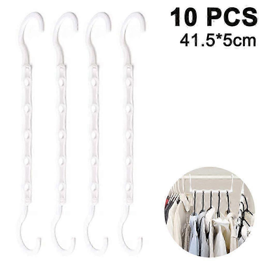 10-Pack Space-Saving Multi-Function Hangers for Smart Wardrobe Organisation