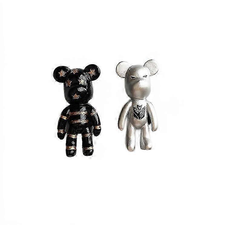 Cartoon three-dimensional simulation resin refrigerator magnet (2 pieces)