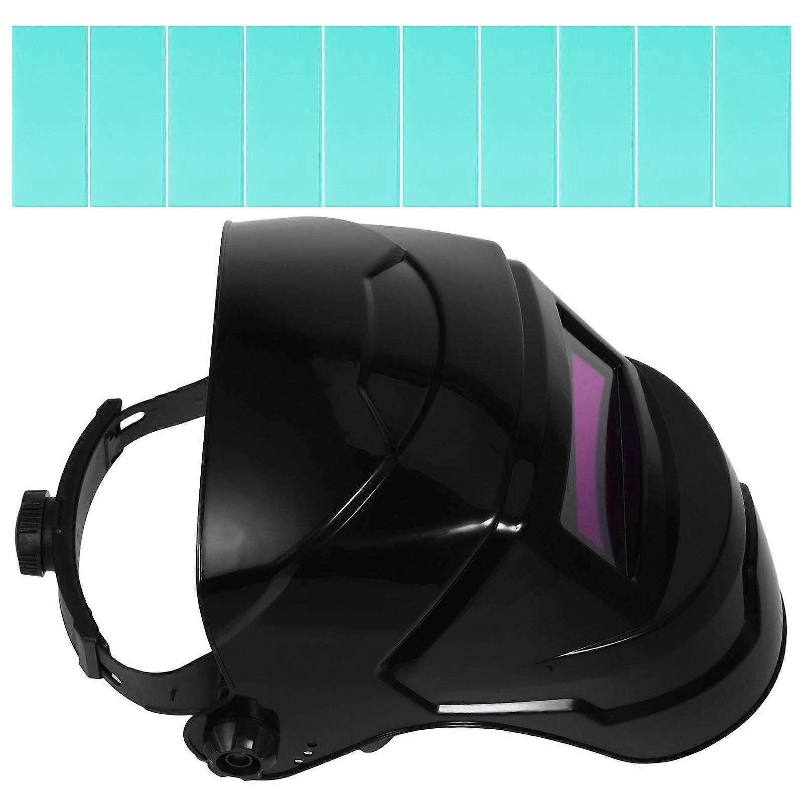 Auto Dimming Welding 1 Set for Welders Safety Protection from Sparks and Radiation Black Pp/pc/abs Material
