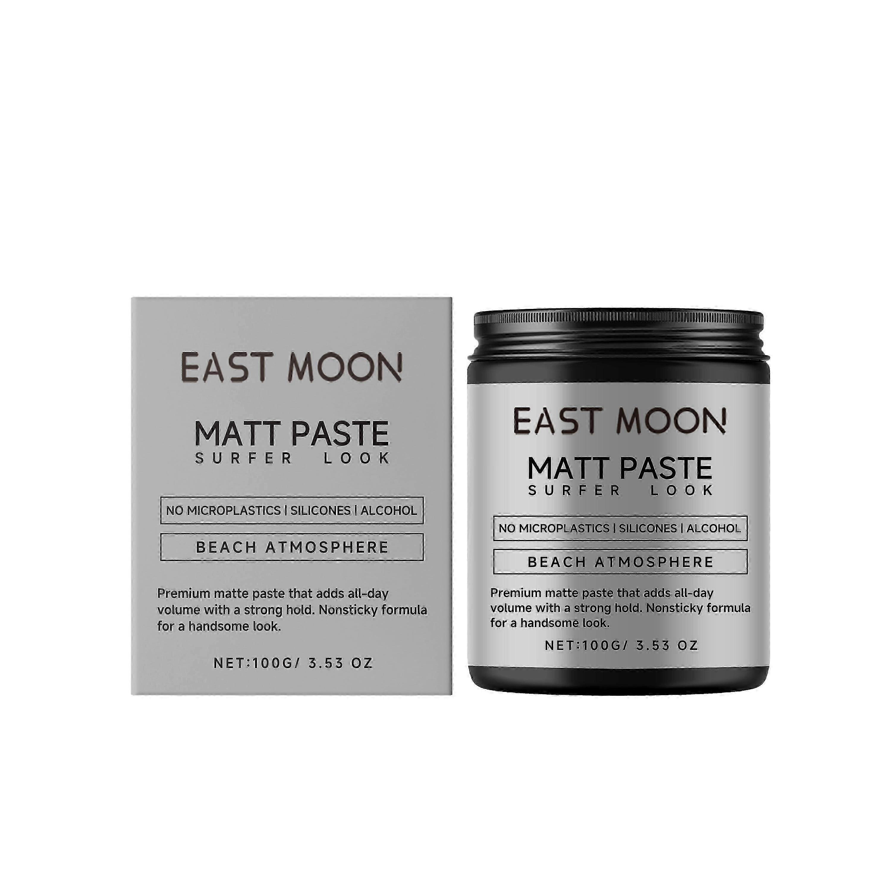 East Moon hair matte styling cream for long-lasting styling, lightweight, fluffy, plump, smooth, and portable for both men and women