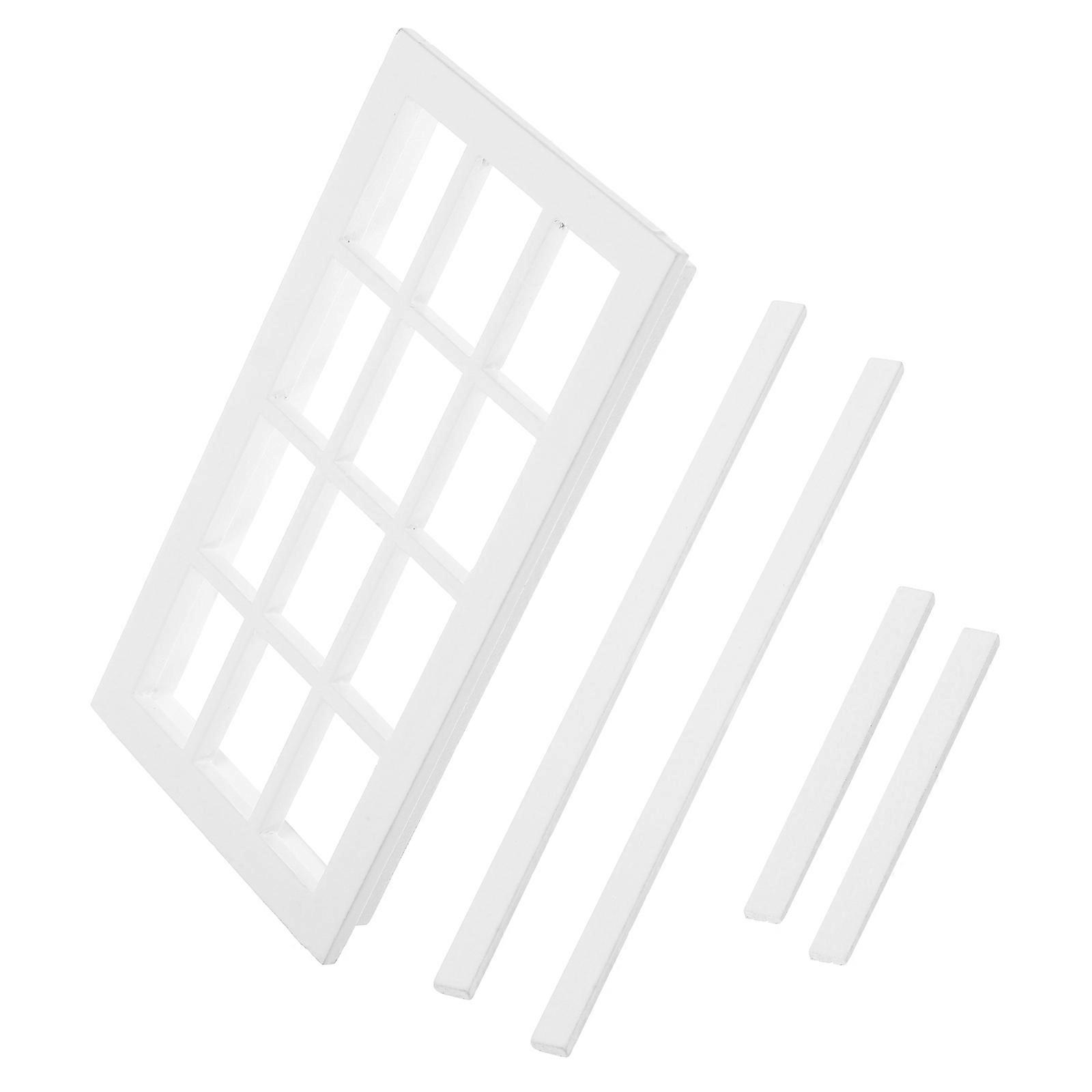 Window Toy Mini Furniture Made of Wood for Toy House Accessories and Mini Home Decoration 1Pcs
