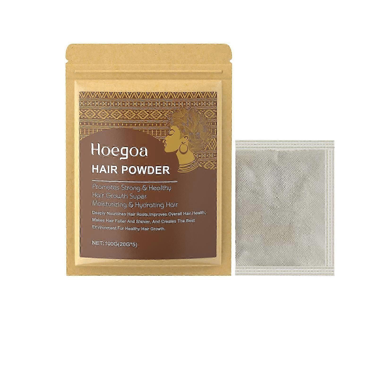 Hoegoa nourishing scalp care powder pack, volumizing, smooth and strong shampoo powder, herbal formula scalp cleansing care
