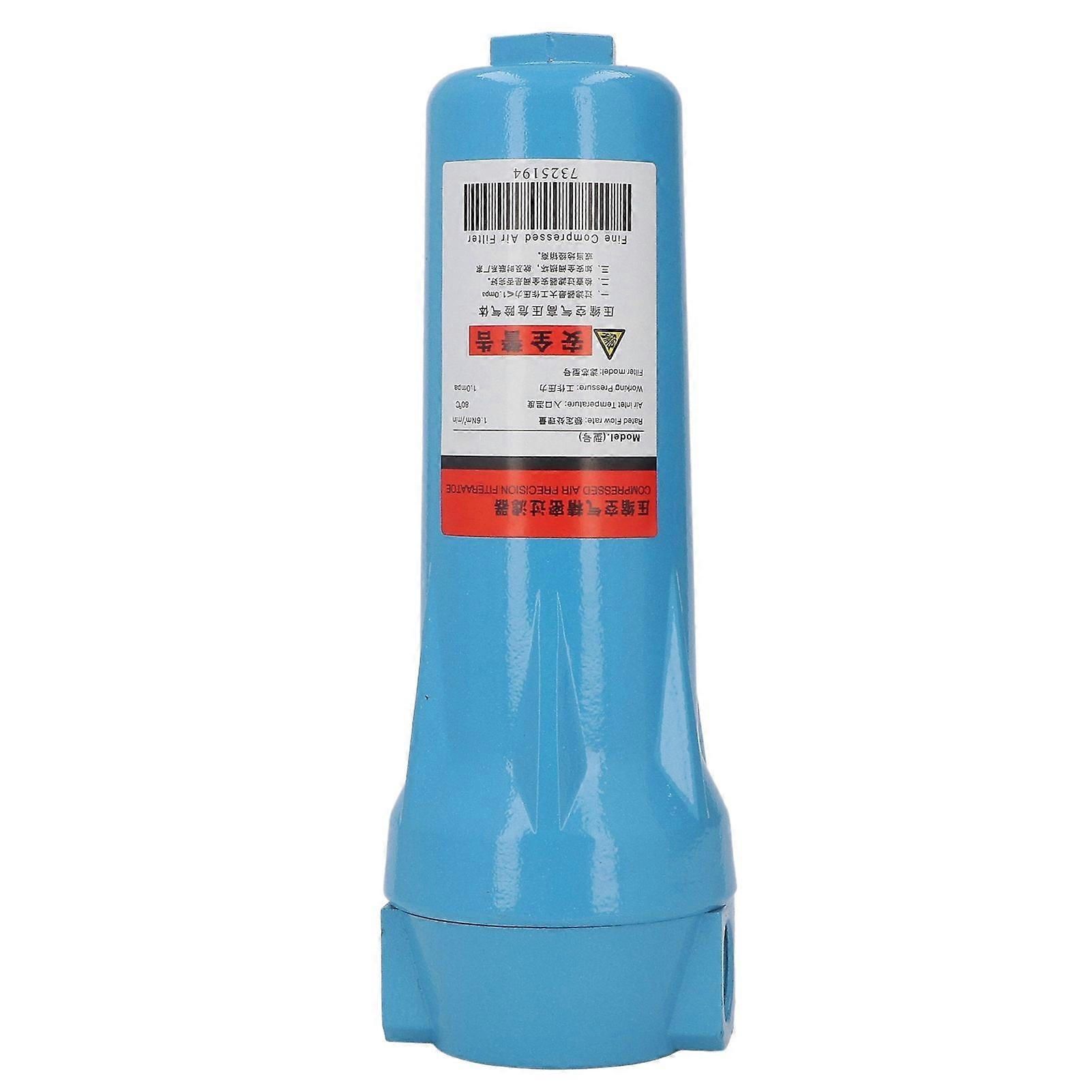 Compressed Dryer Air Filter Clear Thread No Leakage Thickened Housing Storage Tank Compressor Air Filter Class Q 015 (DN20 3/4in) De Dusting