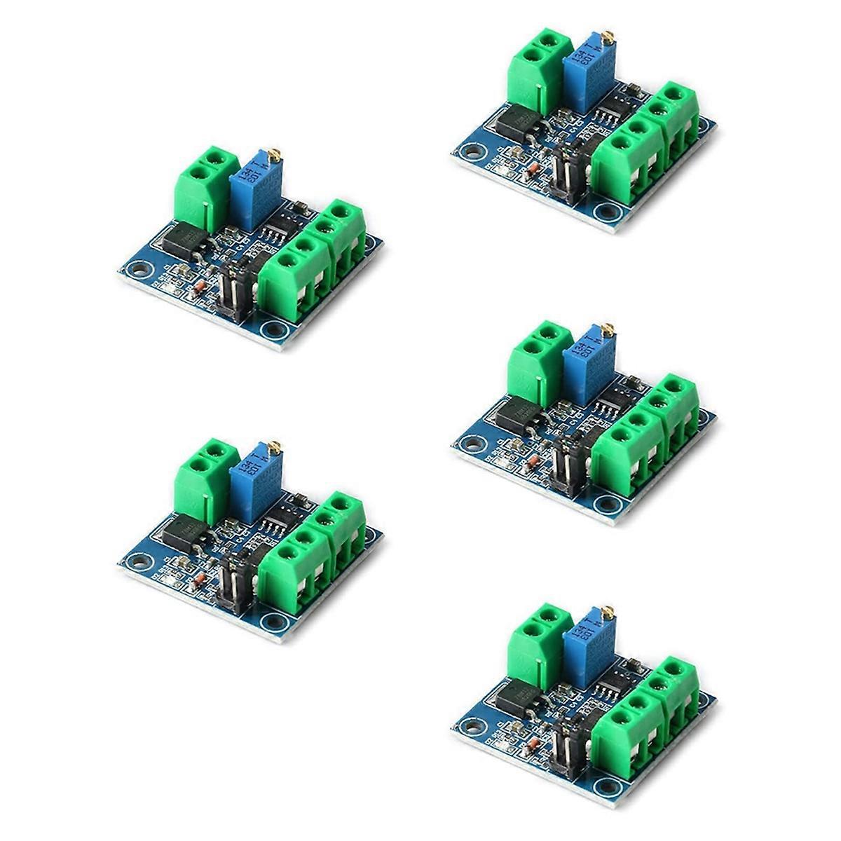 5Pcs PWM to Voltage Module 0%-100 PWM to 0-10V Voltage Signal Converter Module for PLC MCU Digital to Analog Converter