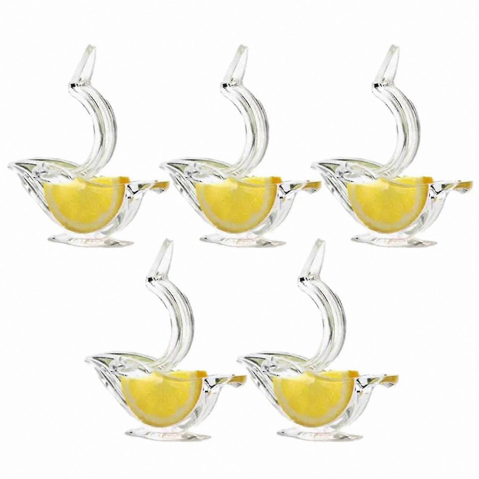 Transparent Acrylic Lemon Squeezer Manual Juicer Tool for Home Use Convenient Fruit Press for Citrus Slices