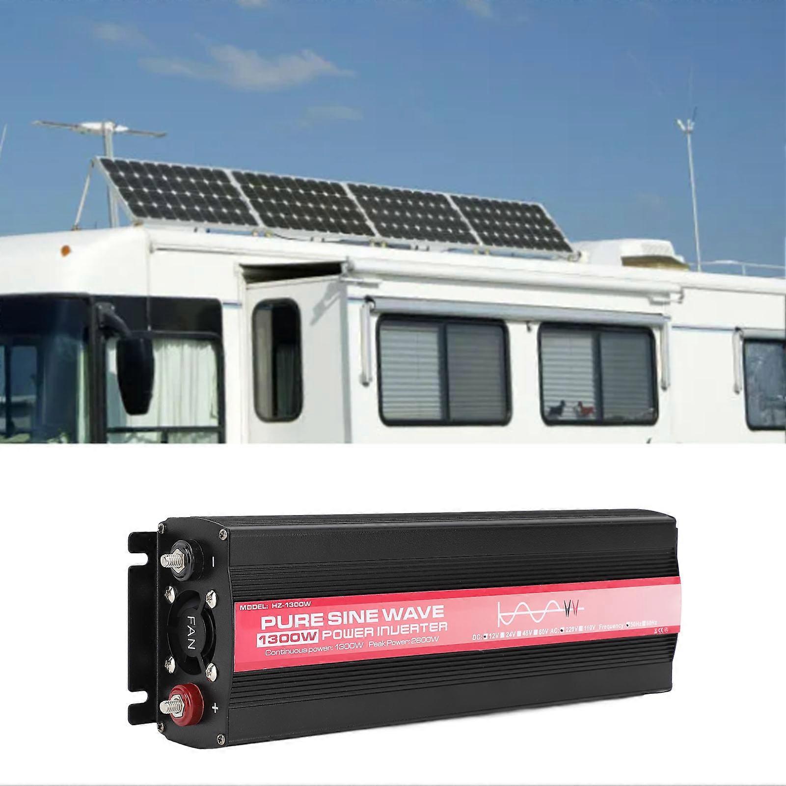 1300W Pure Sine Wave Inverter DC 60V to AC 220V with LCD Display