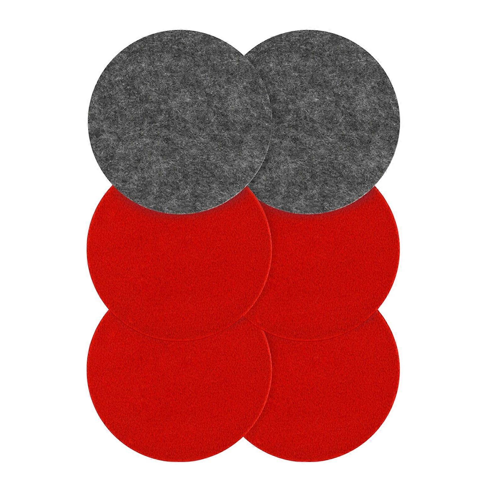 125mm Auto Detailing Felt Pad With Adhesive Backing For Effortless Polishing Car Polisher Attachment Multicolor