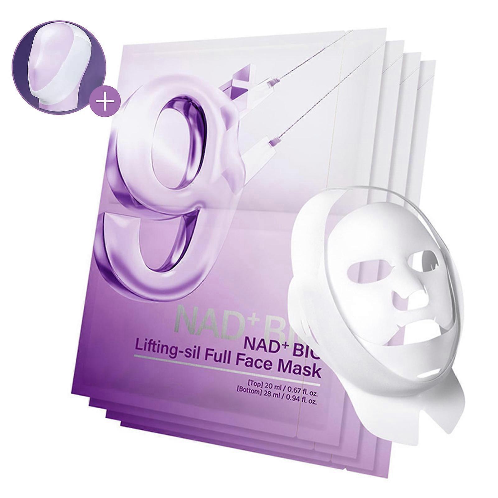 NADs+BIO No.9 Sheet Mask Full Face Chin Lift Treatments for Pre-Event Beauty Routine