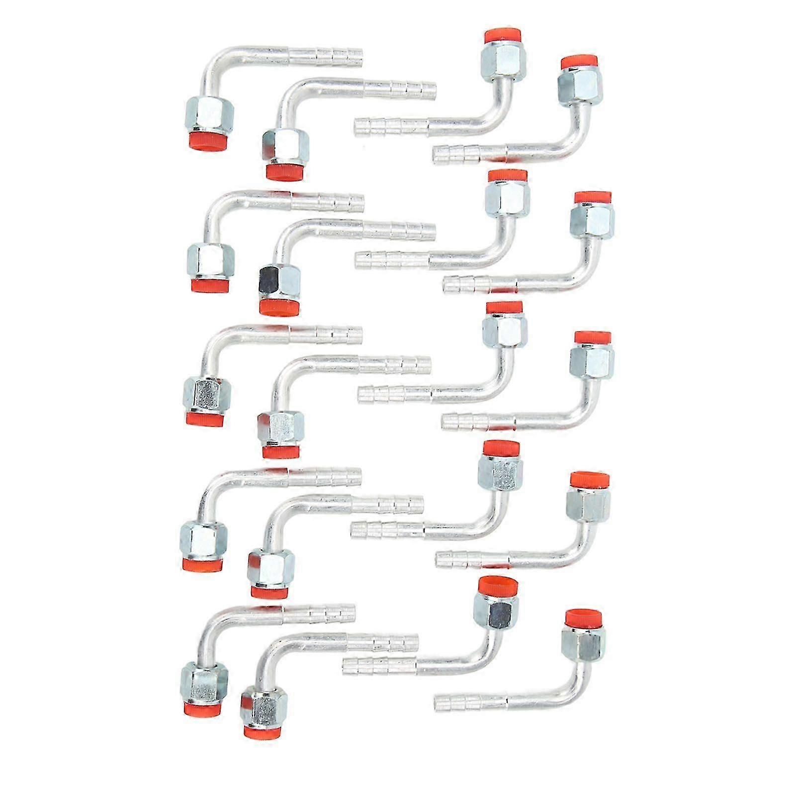 Conector hembra de codo de 90 grados de ajuste de lengüeta conector de CA de 5/8 pulgadas