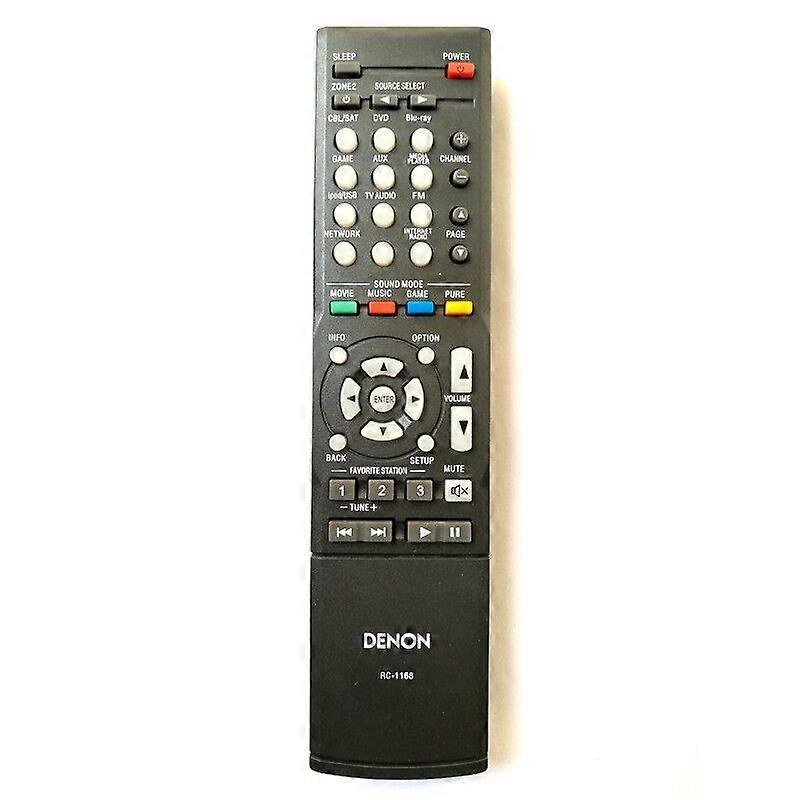 New RC-1168 For Denon Audio Video Receiver AV System Remote Control AVR1613