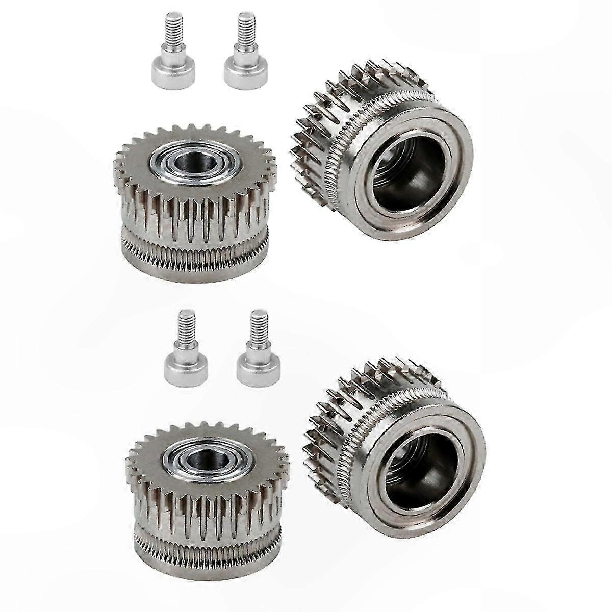 Dual Gear Extruder Kit for 3D Printers-Compatible with K1/K1C/K1 Max/3/V3 Models