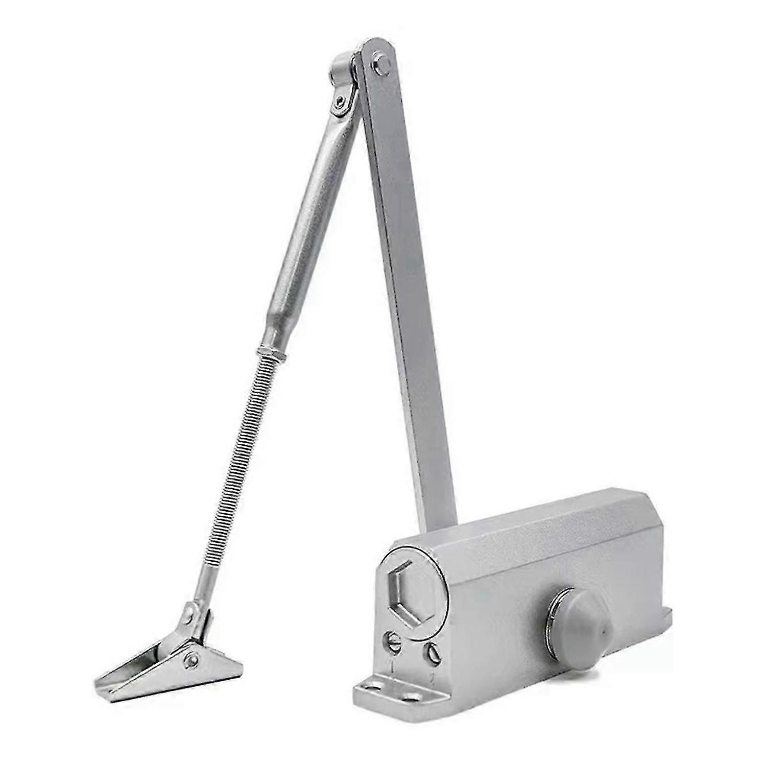 Automatic Door Closer Adjustable Door Stop Multifunctional Buffer Door Closer Suitable for Residential Decoration A