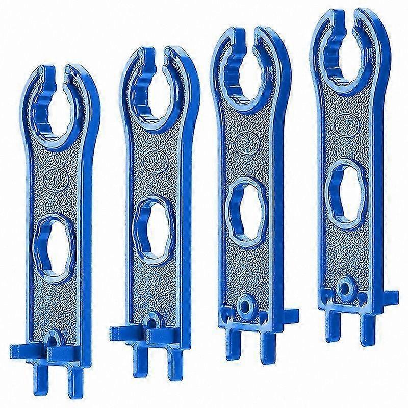 4-Pack Solar Connector Wrench Set, MC4 Assembly Tool for Solar Panel Connectors, Durable Plastic Construction