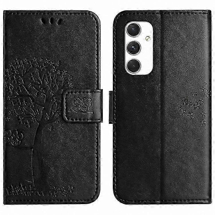 PU Leather Owl Tree Design Wallet Case for A16 5G and 4G Models