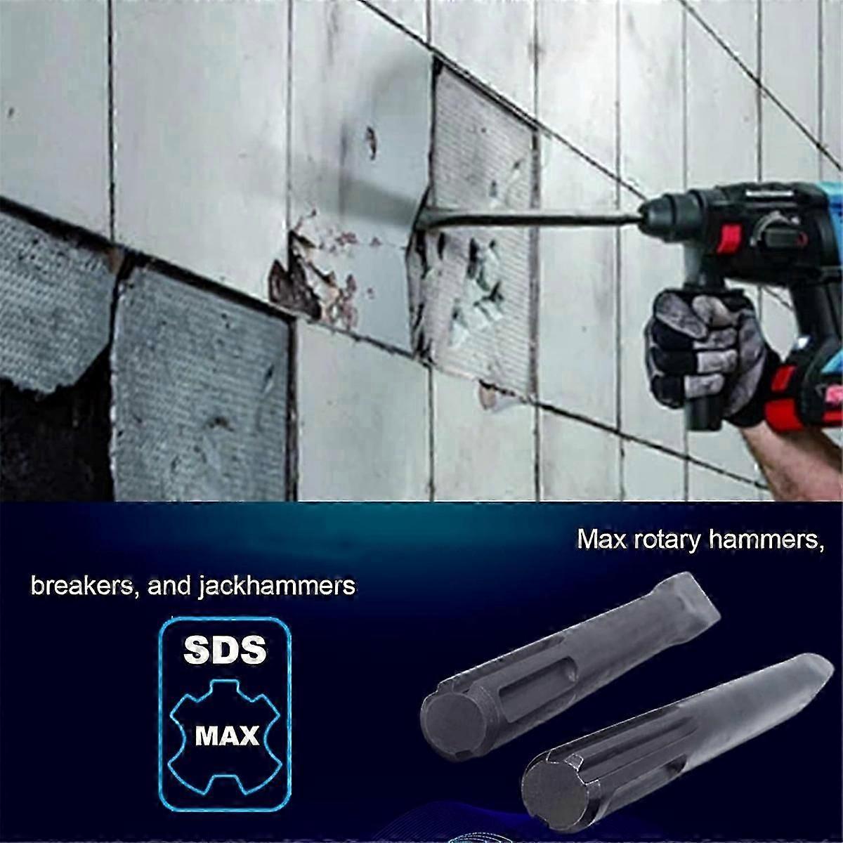 24-Inch SDS Max Set, Tile Removal Tool for SDS-Max Hammer Drill Attachment