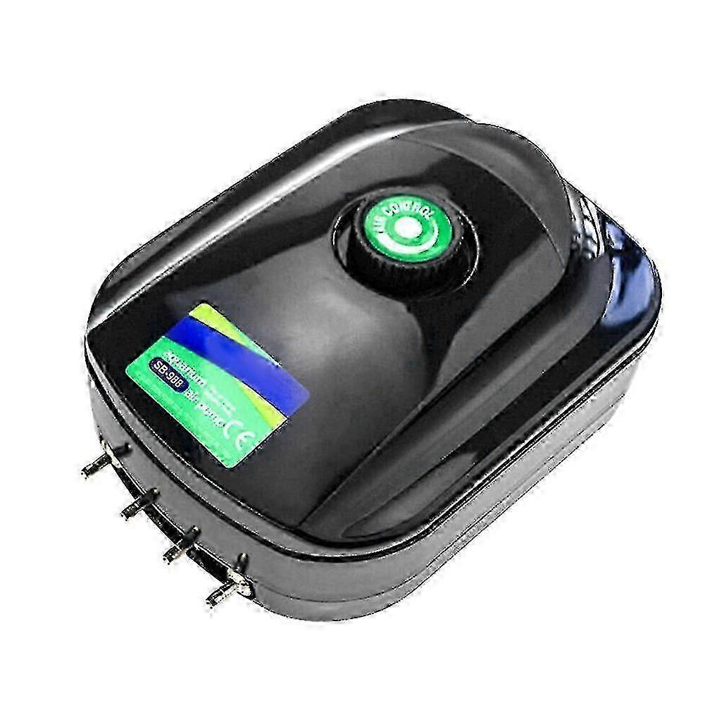 Aquarium Oxygen Pump with 2-4 Hole Output and Energy-Saving 12W Option