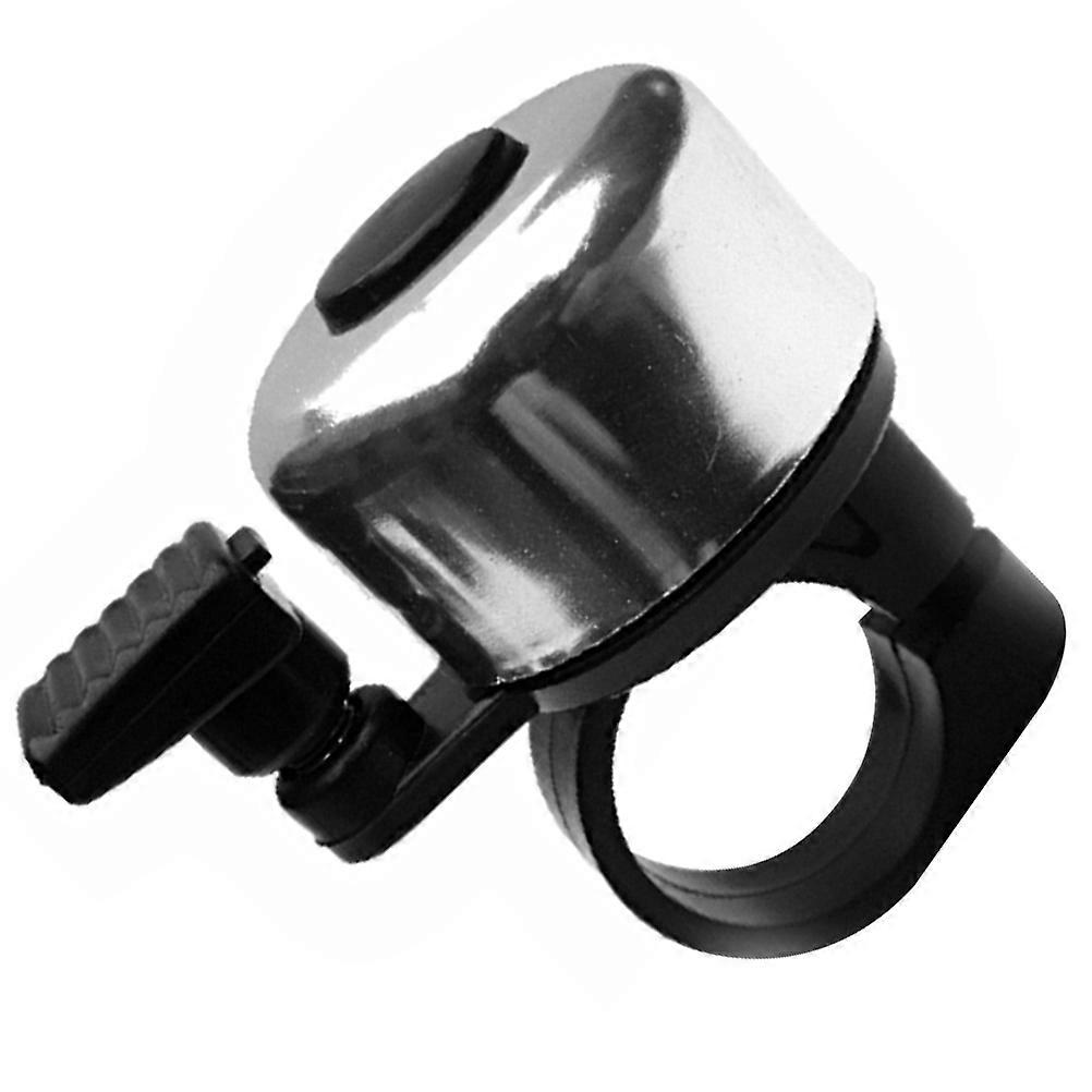Silver Bike Bell Ring Mini Handlebar Bell with 2Pcs Set
