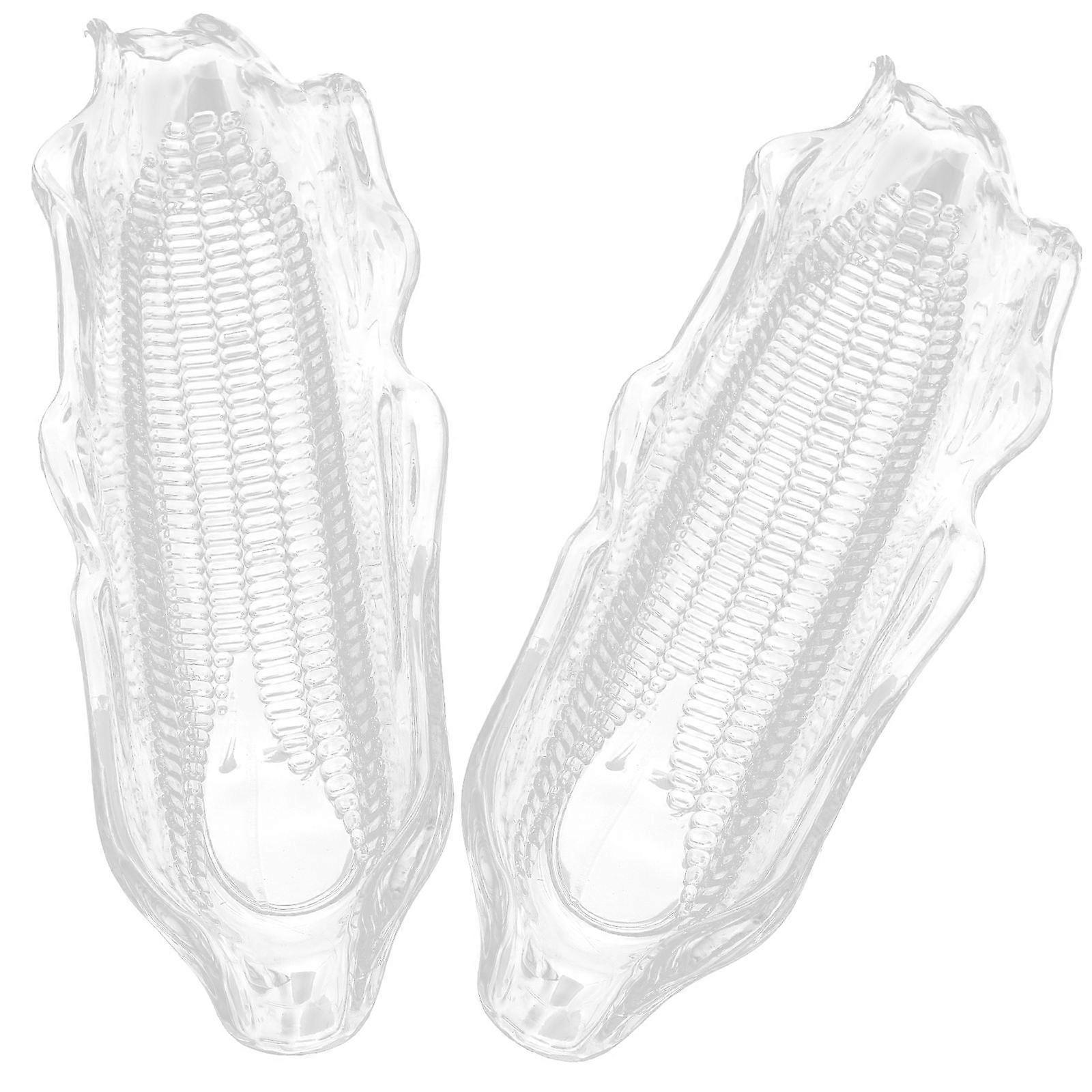 Corn on The Cob Dishes Appetizer Serving Plate for Storage Use 2Pcs