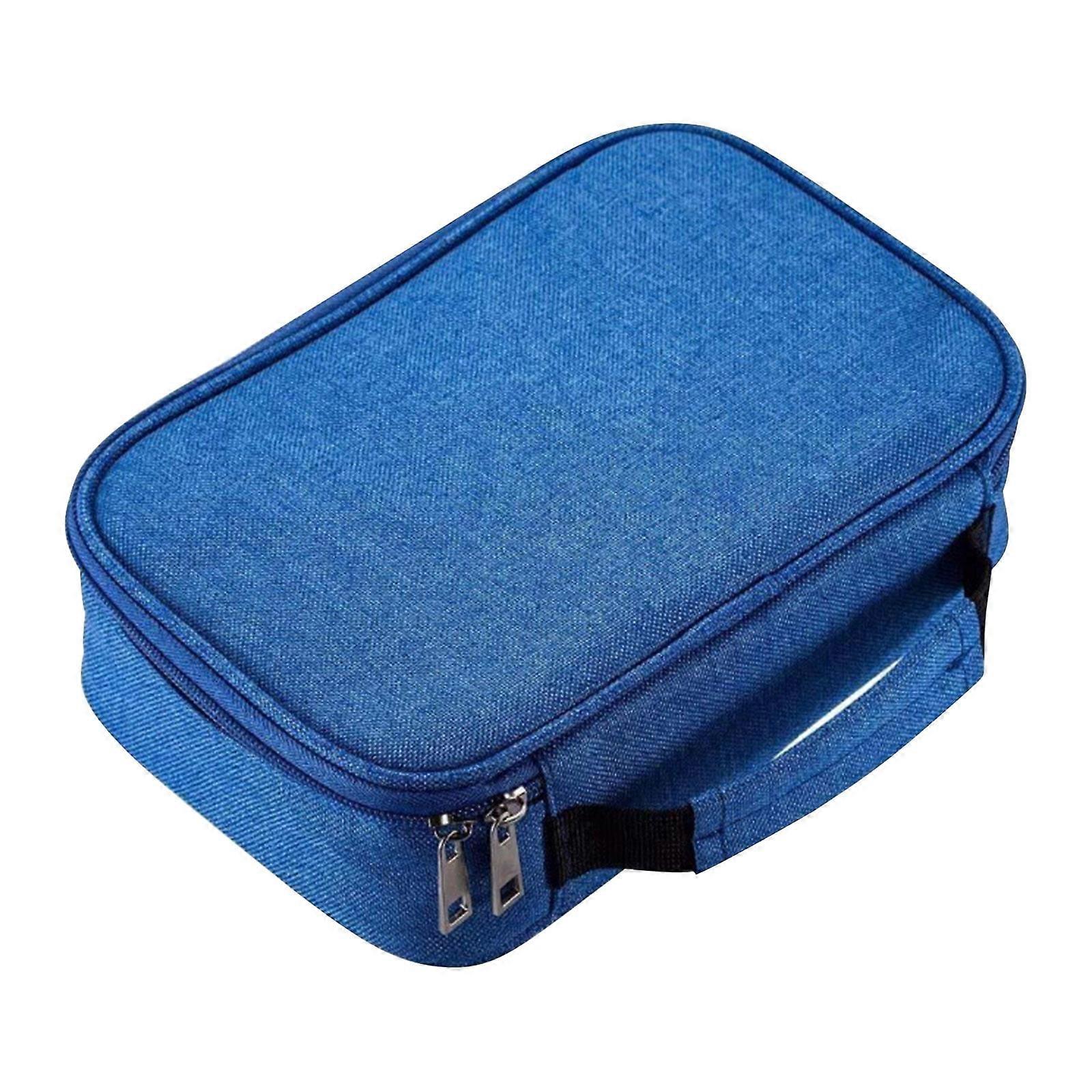 Art Color Pen Bag - Large Pencil Case with 72 Slots, Zipper & Removable Sleeves for Travel & Drawing