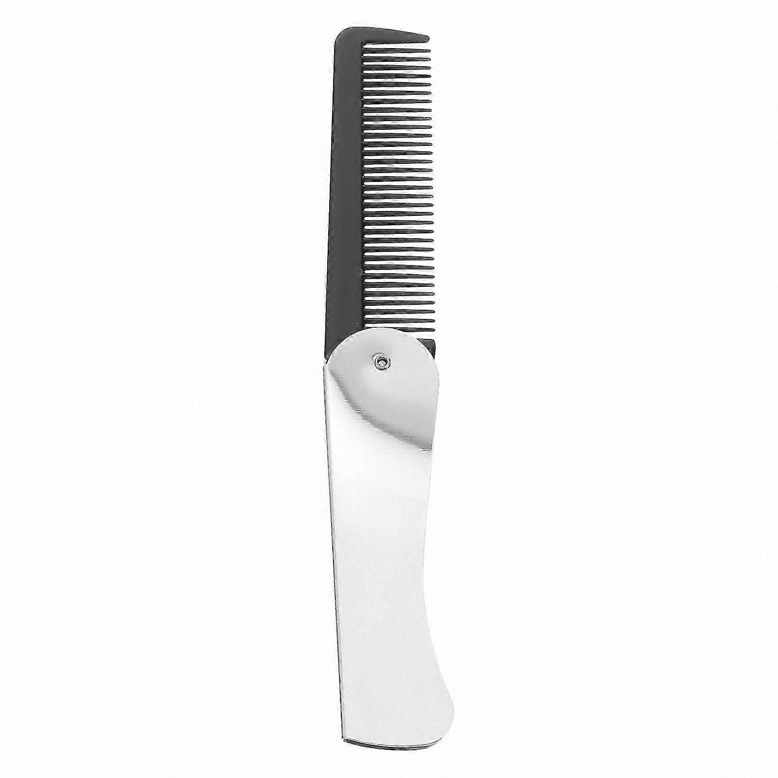 Compact Folding Comb for Travel and Salon Use Portable Hair Styling Tool