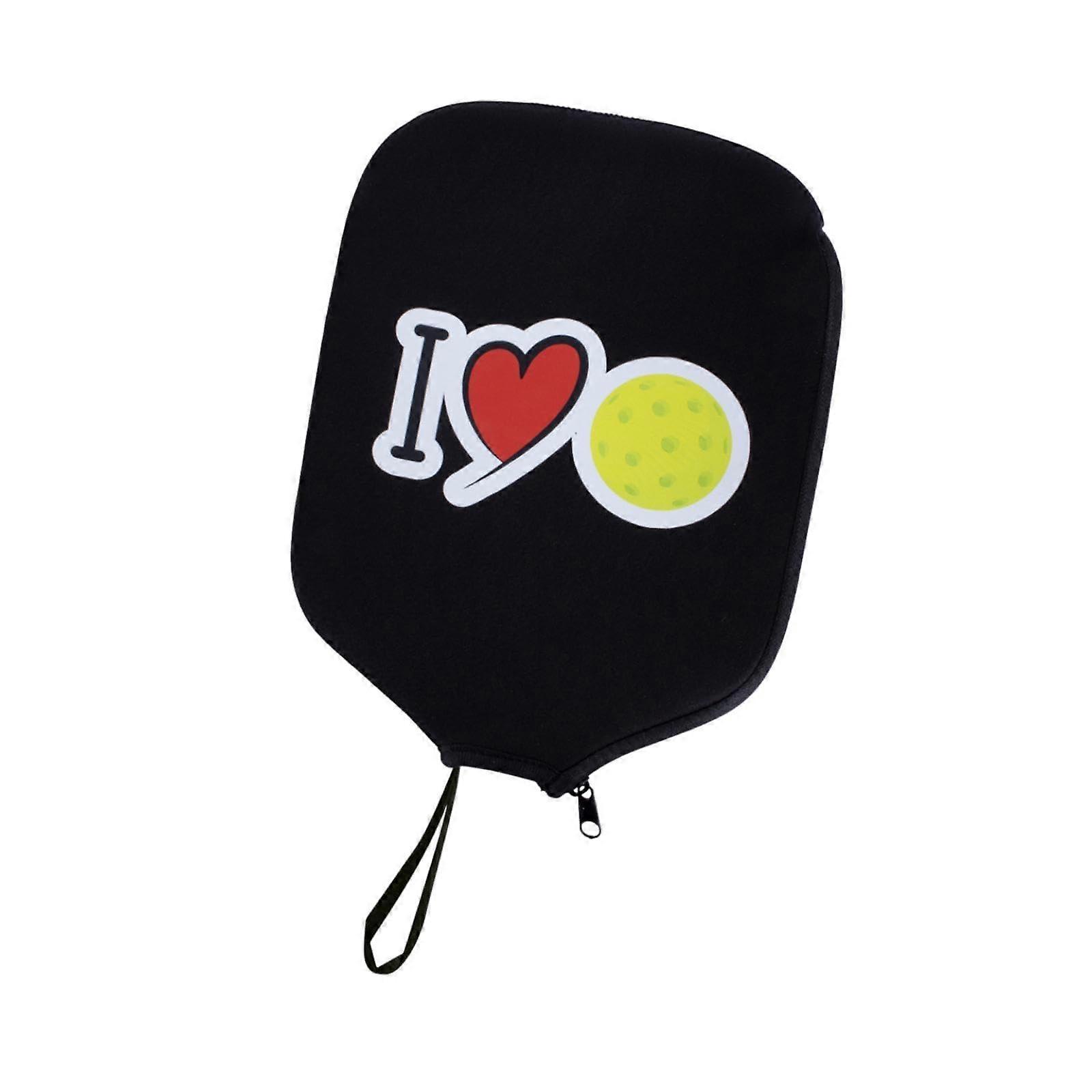 Pickleball Paddle Cover Neoprene Racket Sleeve Waterproof Dustproof Case Protective Bag