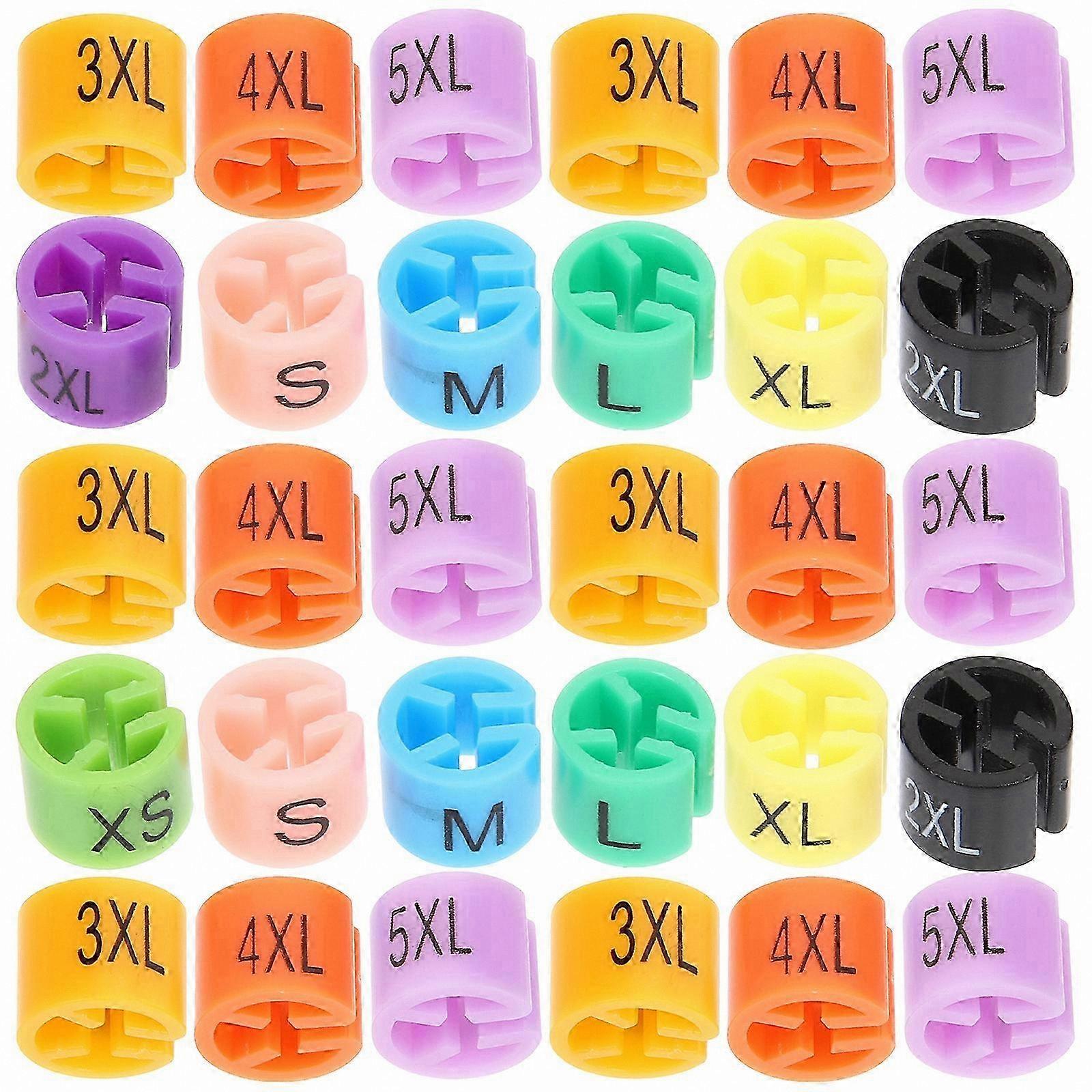 200 Count Hanger Number Tags for Clothing Organization in Retail Settings