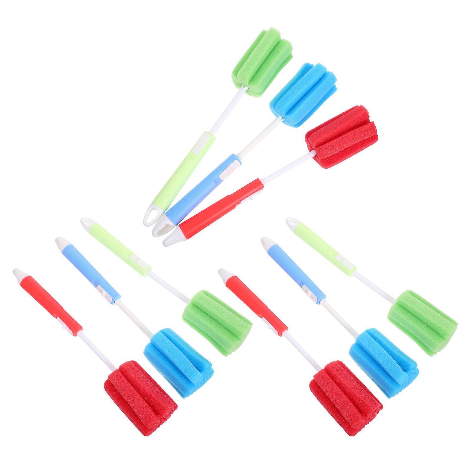 Sponge Bottle Brushes for Bottle Cleaning with Long Handle 45Pcs