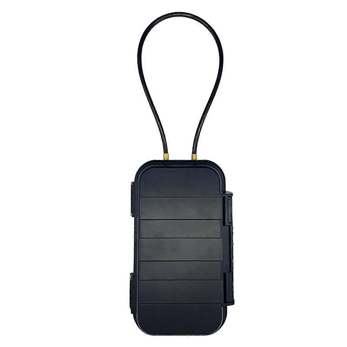 Portable Storage Box Beach Safe 4-Digit Combination Lock