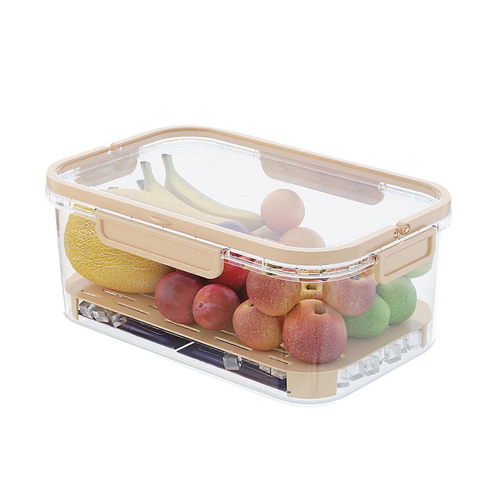 Portable Crisper Box Large Capacity Food Storage Container for Picnic Camping Outdoor Use, Food Grade Material, BPA-Free