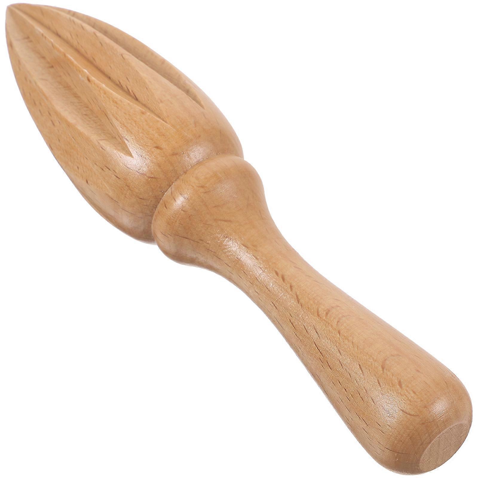 Fruit Squeezer Beech Wood Citrus for Manual Juicing 3Pcs