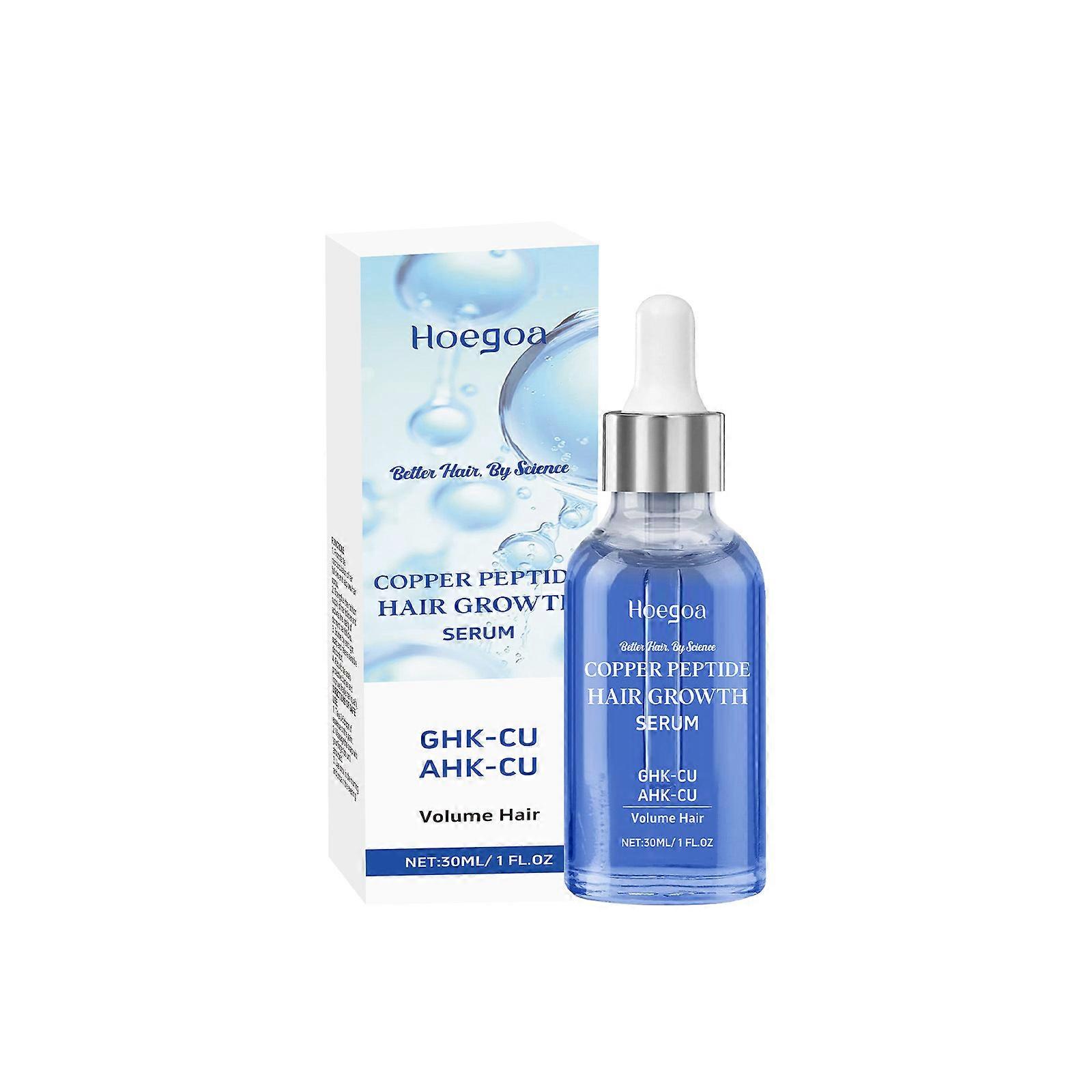 Hoegoa Anti-Thinning Copper Peptide Serum – 10% GHK-CU 5% AHK-CU, Stimulates Follicles & Thickens Hair