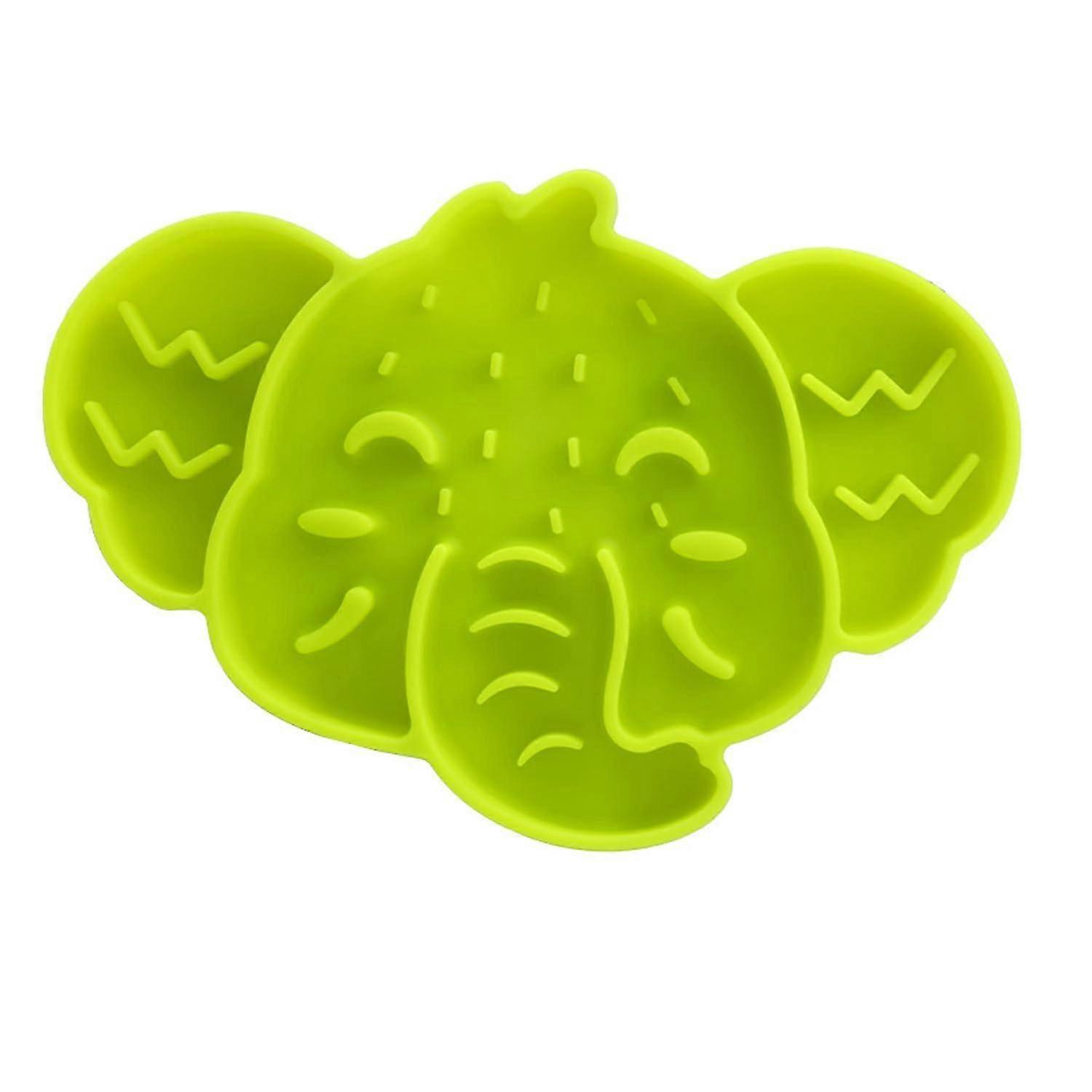 Elephant Silicone Lick Mat for Pets, Slow Feeder with Suction Cups for Treats and Peanut Butter, Non-Slip Design, Durable Material