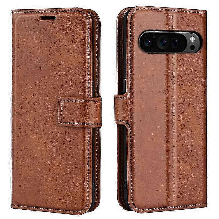 2025 Compatible For Google Pixel 9 Pro Anti-scratch Leather Case Calf Texture Phone Wallet Cover
